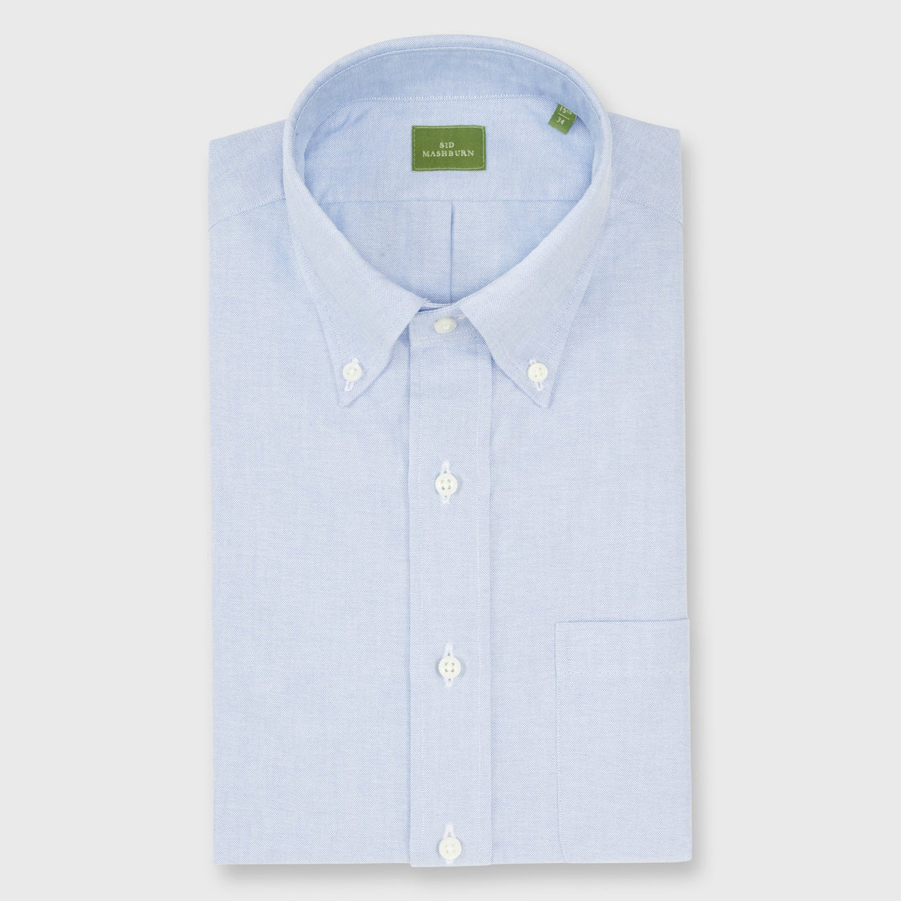 Made-to-Measure Shirt in Blue Oxford