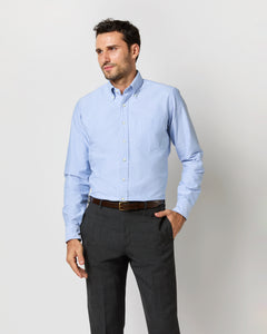 Button-Down Dress Shirt in Blue Oxford