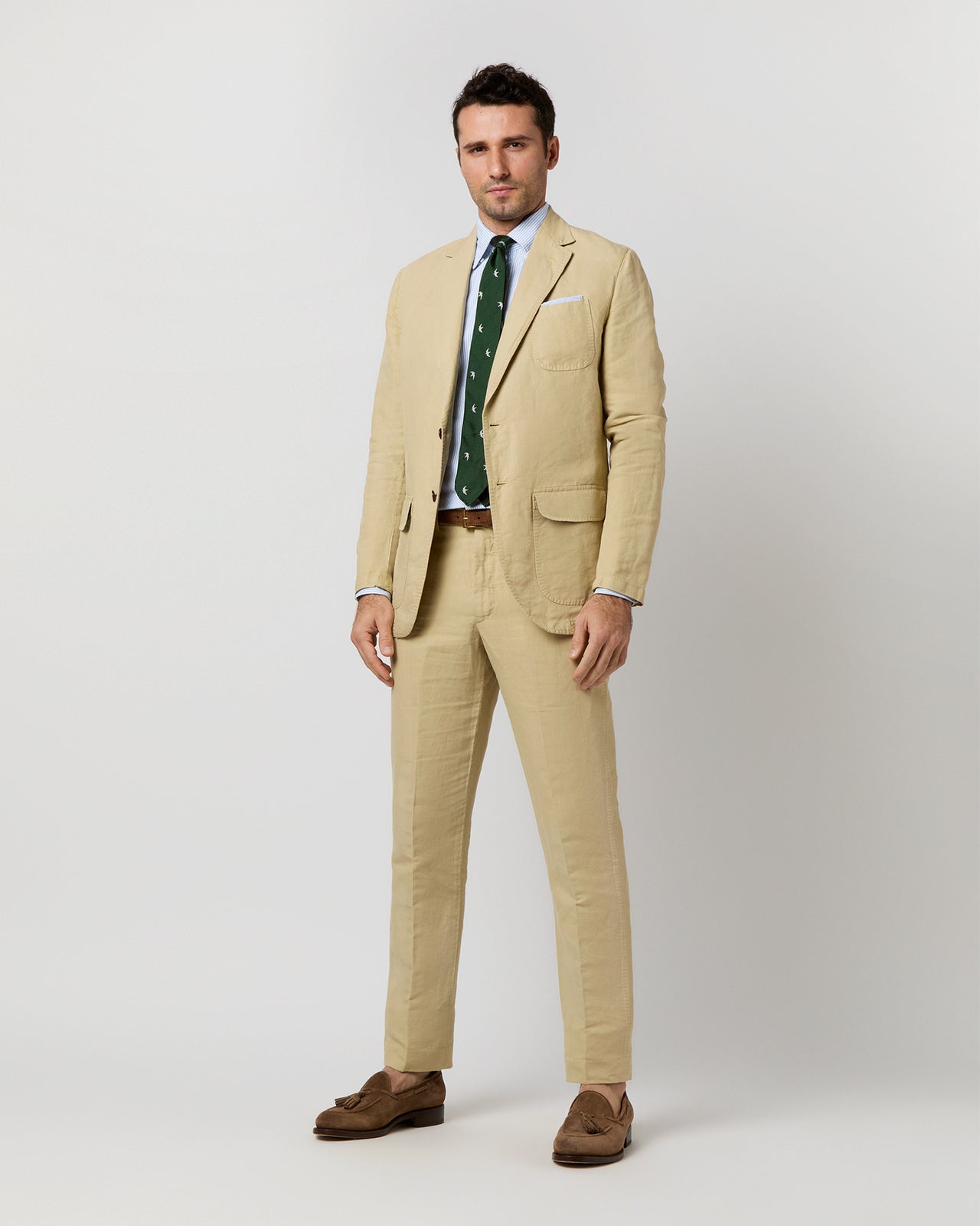 Sport Trouser in Khaki Canapa Canvas