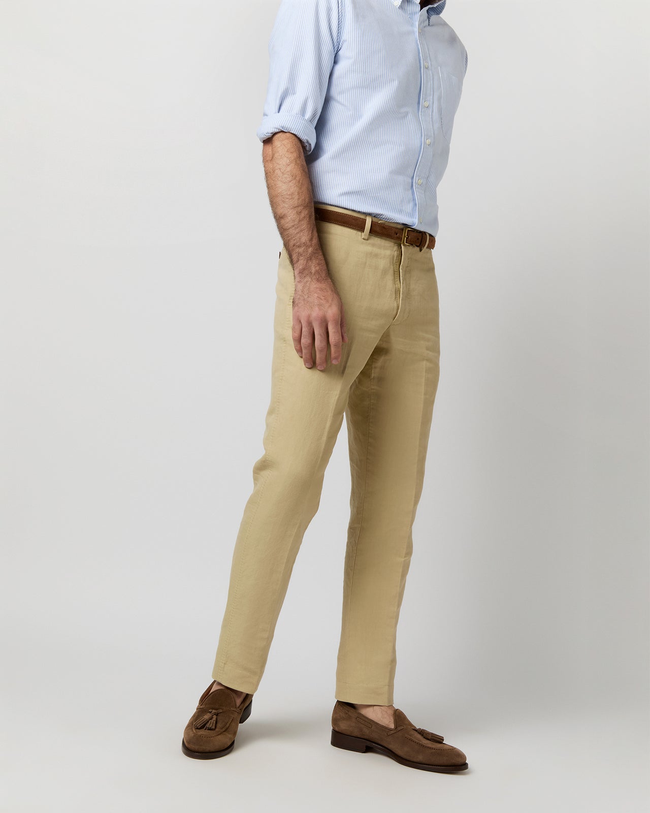 Sport Trouser in Khaki Canapa Canvas
