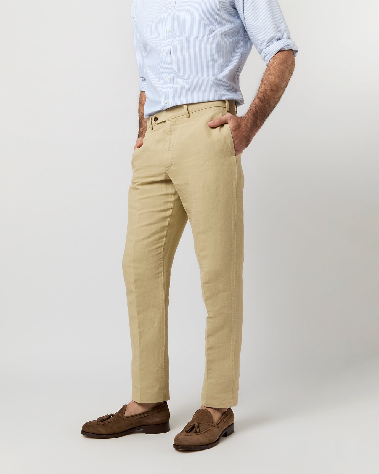 Sport Trouser in Khaki Canapa Canvas