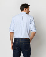 Load image into Gallery viewer, Button-Down Dress Shirt in Blue University Stripe Oxford
