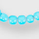 Small African Beads in Turquoise Whiteheart