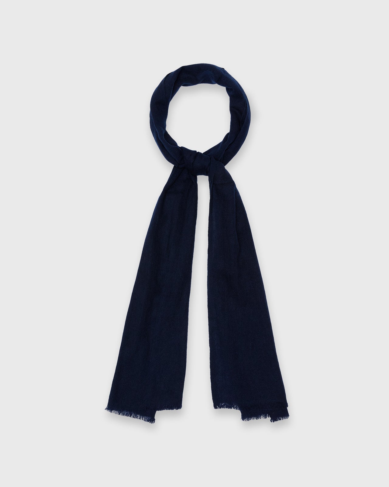 Cashmere Gauze Scarf in Navy