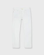 Load image into Gallery viewer, Slim Straight 5-Pocket Pant in White Canvas
