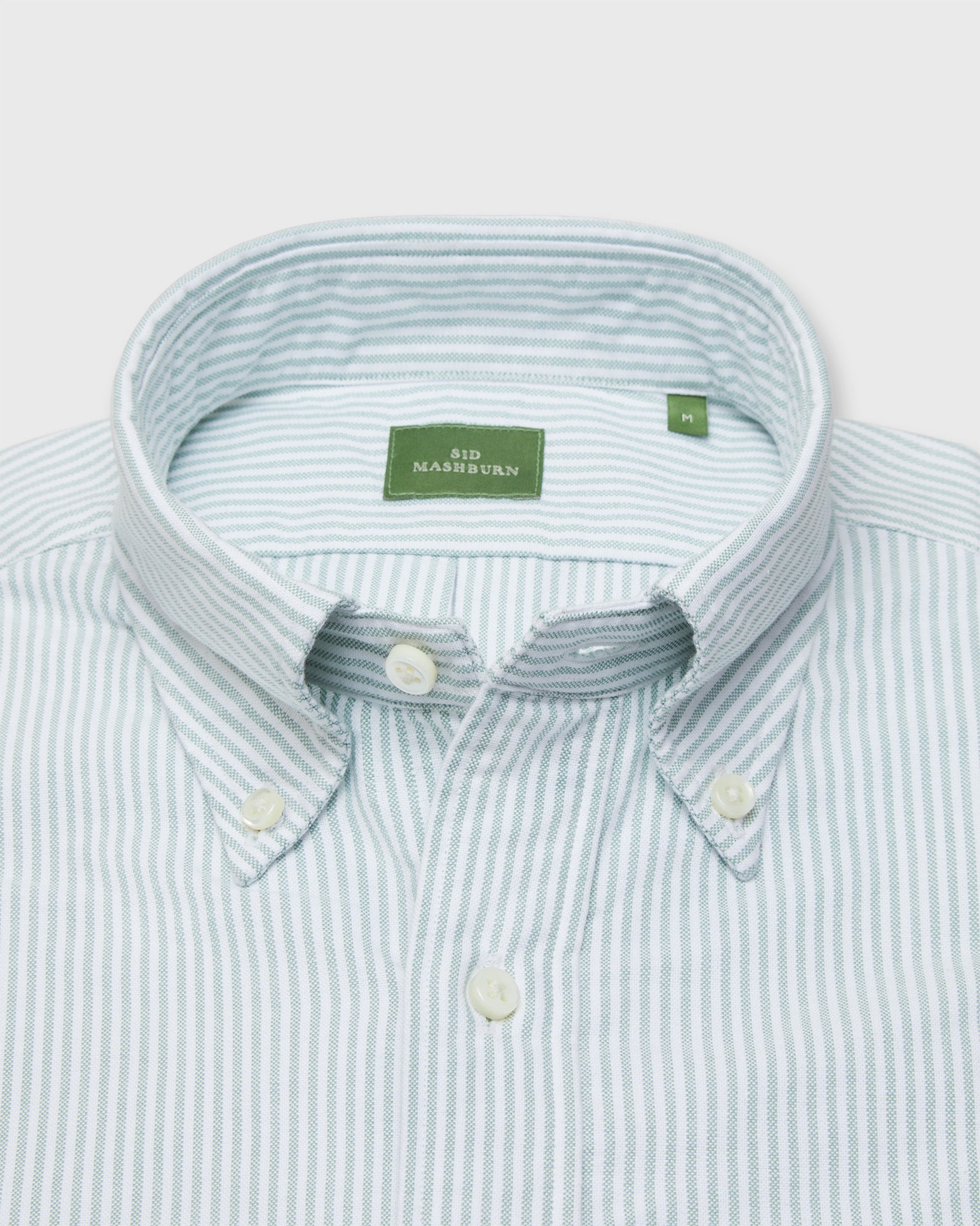 Button-Down Sport Shirt in Lovat University Stripe Oxford