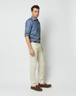 Load image into Gallery viewer, Slim Straight 5-Pocket Pant in Stone Bedford Cord
