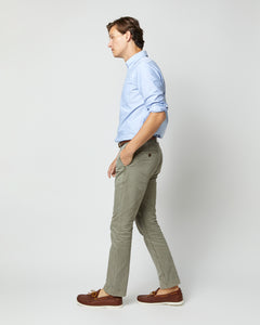 Garment-Dyed Field Pant in Spring Olive Lightweight Twill