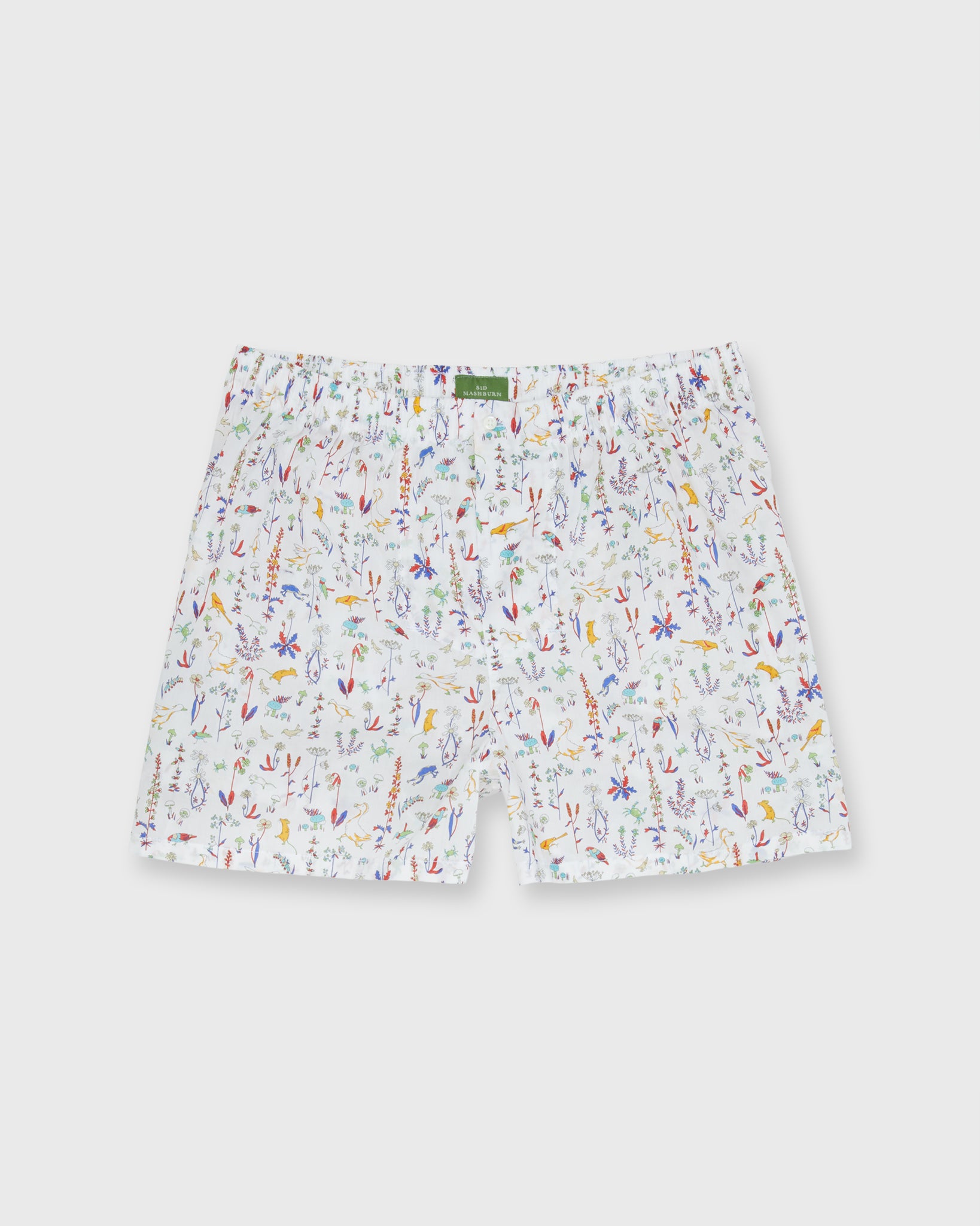Button-Front Boxer Short in Multi Theo Liberty Fabric