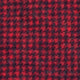 Violet Top in Red/Navy Houndstooth Brushed Knit