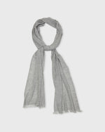 Load image into Gallery viewer, Cashmere Gauze Scarf in Heather Grey
