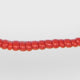 Tiny African Beads in Tomato Red