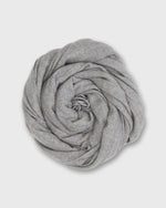 Load image into Gallery viewer, Handwoven Scarf in Heather Grey Brushed Cashmere Twill
