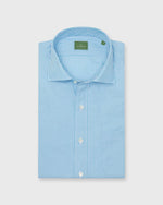 Load image into Gallery viewer, Spread Collar Sport Shirt in Sky/Seafoam Stripe End-on-End
