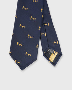 Silk Club Tie in Blue/Gold Bull & Bear