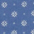 Marquez Shirt in Dusty Blue Floral Motif Print Poplin