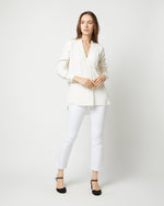Load image into Gallery viewer, Nyala Blouse in Ivory Silk Crepe de Chine
