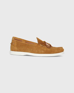 Camp Moccasin in Tan Suede