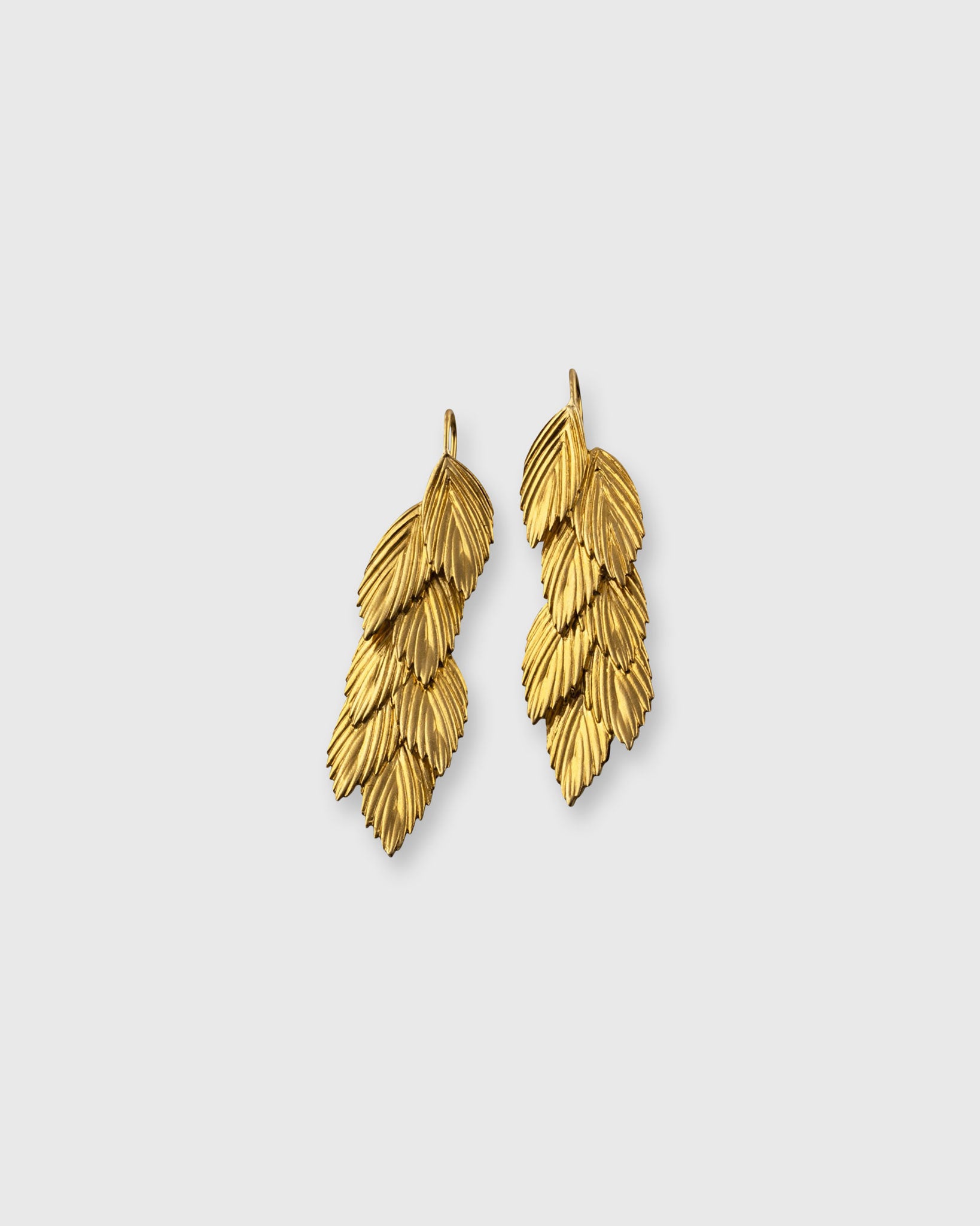 Sea Oats Earrings in Vermeil