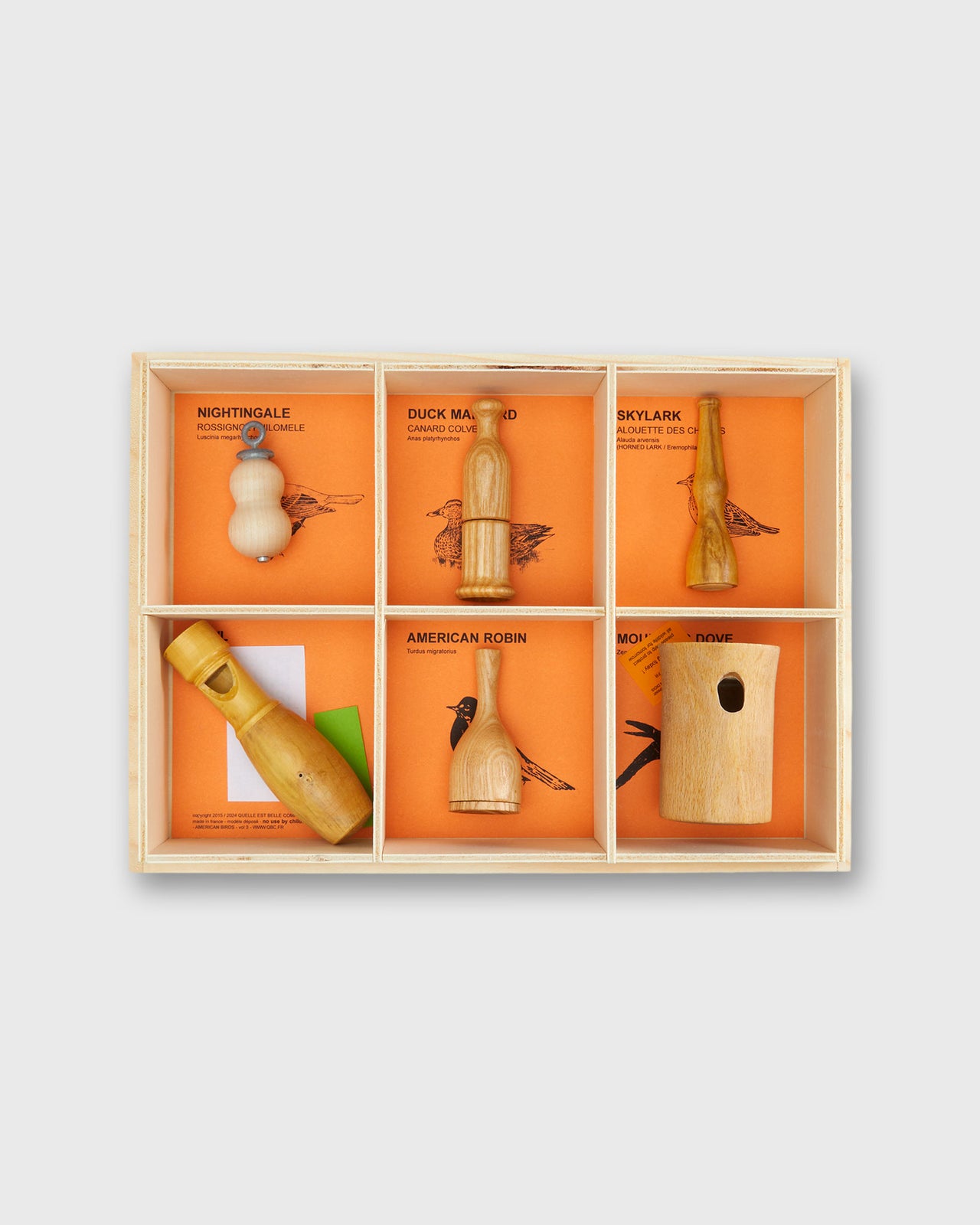 Bird Calls (Set of 6) - American Bird