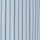 Button-Front Boxer Short in Blue/Green/White Pencil Stripe Poplin