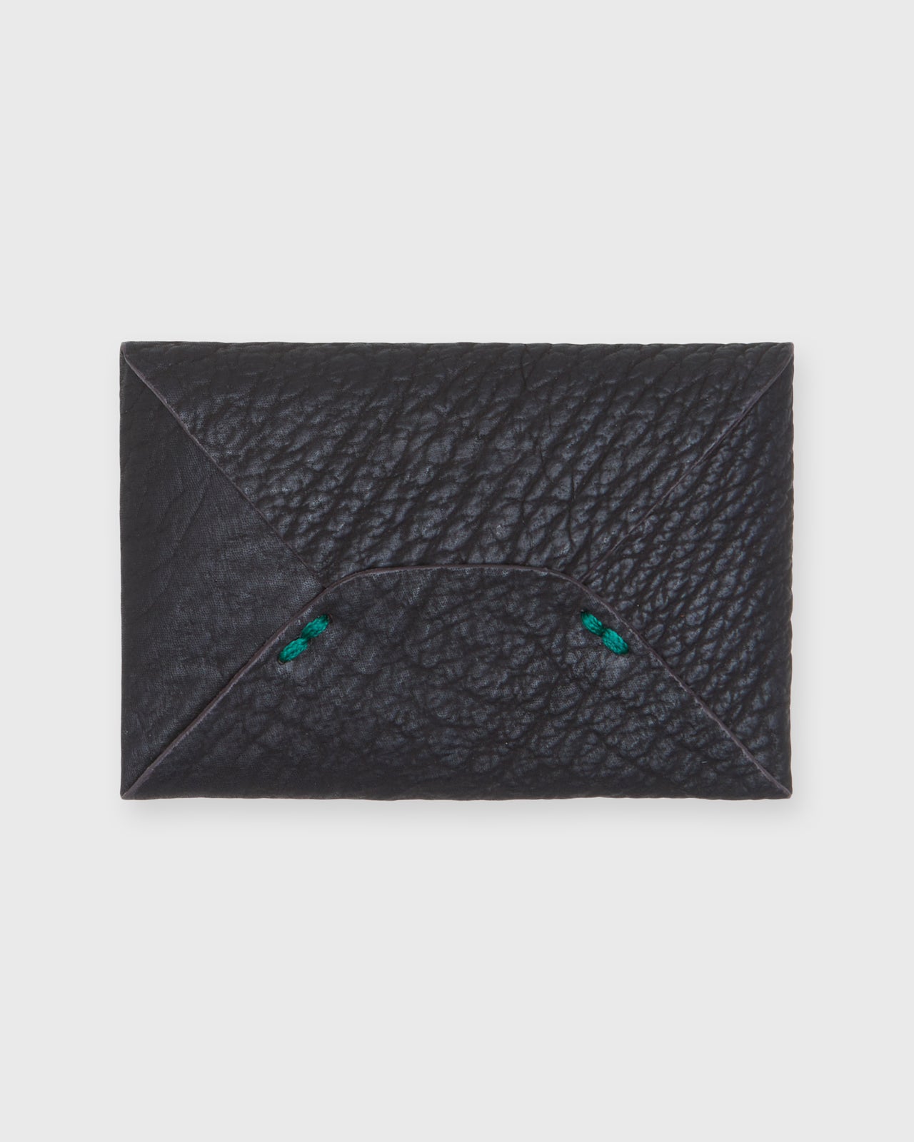 Envelope Card Holder in Chocolate Sharkskin