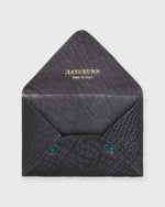 Load image into Gallery viewer, Envelope Card Holder in Chocolate Sharkskin
