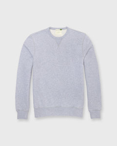Crewneck Pullover Sweatshirt in Heather Grey French Terry