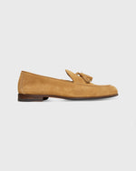 Load image into Gallery viewer, Nassau Tassel Loafer in Tan Suede
