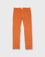 Load image into Gallery viewer, Slim Straight 5-Pocket Pant in Orange Canvas
