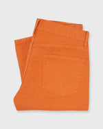 Load image into Gallery viewer, Slim Straight 5-Pocket Pant in Orange Canvas
