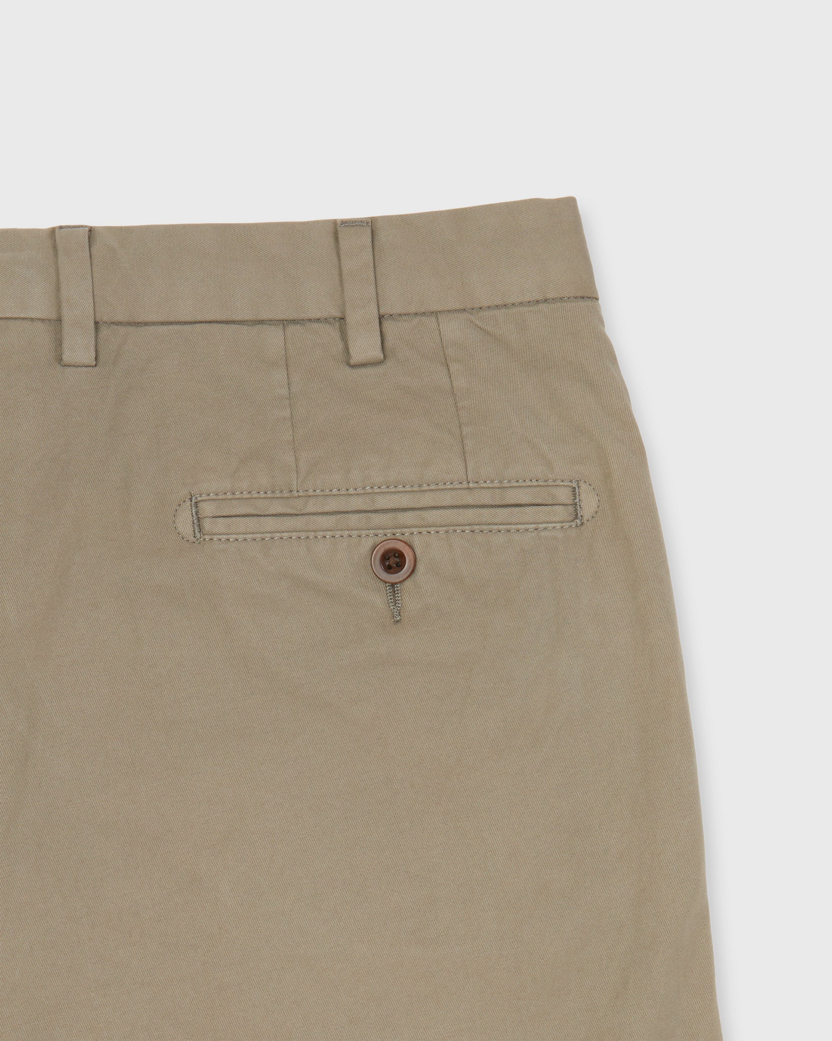 Garment-Dyed Sport Trouser in Mushroom Lightweight Twill