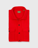 Load image into Gallery viewer, CPO Shirt in Scarlet Wool Melton
