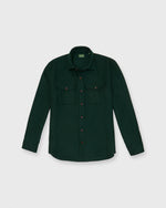 Load image into Gallery viewer, CPO Shirt in Forest Wool Melton
