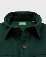 Load image into Gallery viewer, CPO Shirt in Forest Wool Melton
