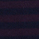 Short-Sleeved Polo in Merlot/Navy Stripe Dark Oxford Pique
