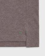 Load image into Gallery viewer, Long-Sleeved Polo in Heathered Oat Pima Pique
