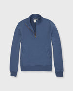 Load image into Gallery viewer, Half-Zip Pullover in Steel Blue French Terry
