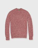 Load image into Gallery viewer, Off-Gauge Rag Sweater in Red/Ivory Donegal Wool Blend
