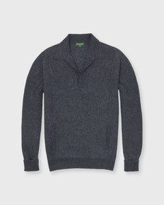 Baja Sweater in Grey Wool/Cotton Blend