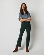 Load image into Gallery viewer, Kendall Flare 5-Pocket Pant in Hunter Stretch Cord
