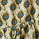 Isla Shirtdress in Ivory Multi Peacock Feathers Habotai