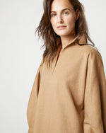 Load image into Gallery viewer, Violet Top in Camel Hair Flannel
