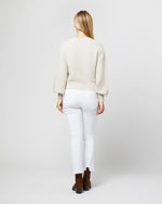 Load image into Gallery viewer, Stella Tuck-Stitch Cardigan in Rice Cashmere
