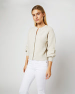 Load image into Gallery viewer, Stella Tuck-Stitch Cardigan in Rice Cashmere
