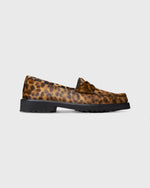 Load image into Gallery viewer, Lug Sole Loafer in Savannah Leopard Calf Hair
