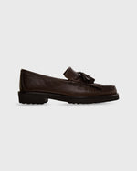 Load image into Gallery viewer, Kilt Lug Sole Penny Loafer in Chocolate Leather
