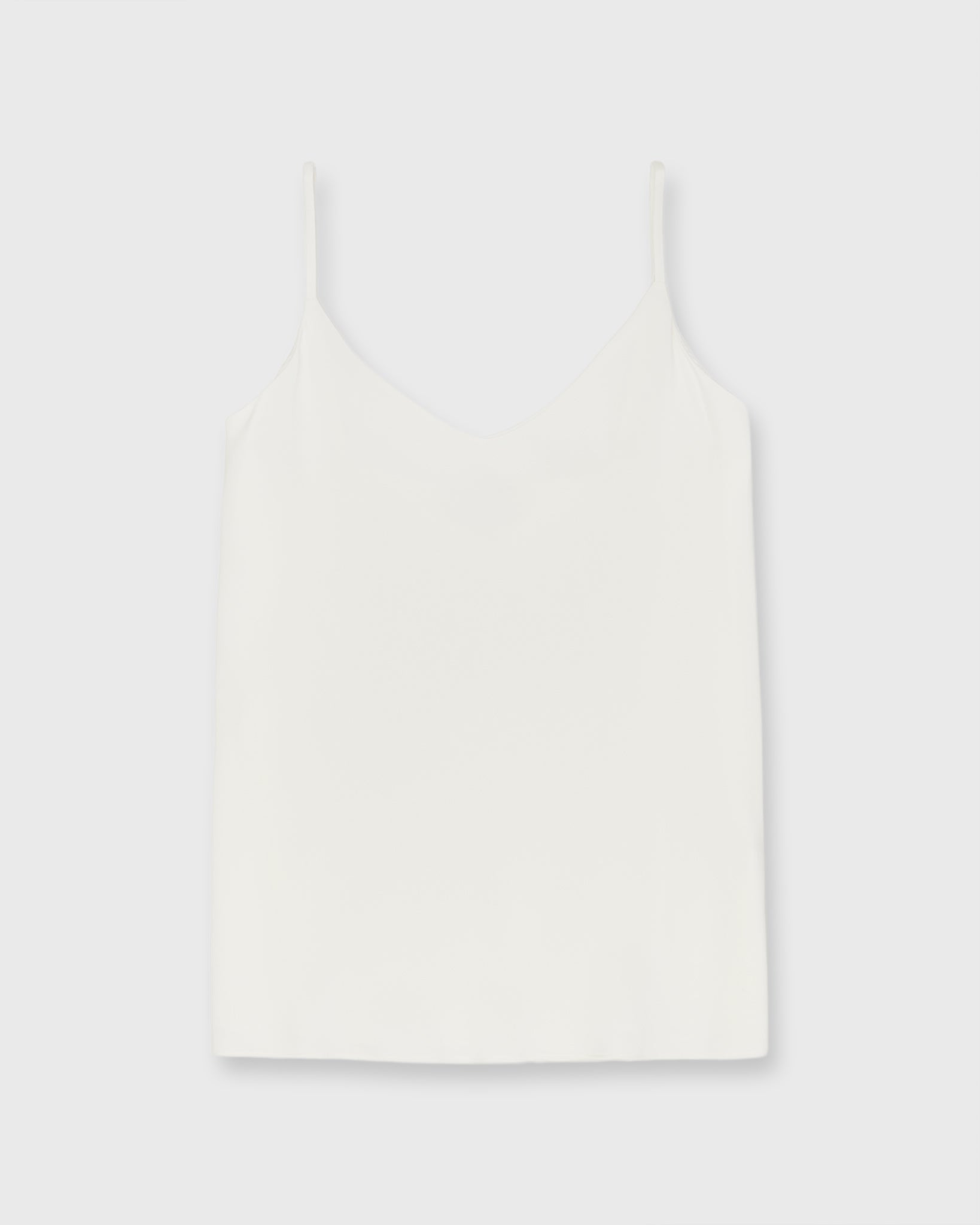 Camisole in Ivory Silk Crepe de Chine