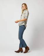 Load image into Gallery viewer, Western Shirt in Ivory Multi Rachel Liberty Fabric
