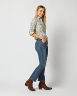 Load image into Gallery viewer, Western Shirt in Ivory Multi Rachel Liberty Fabric
